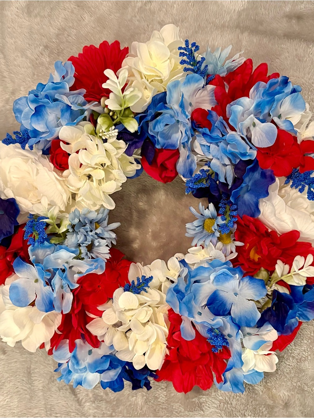 July 4th floral wreath